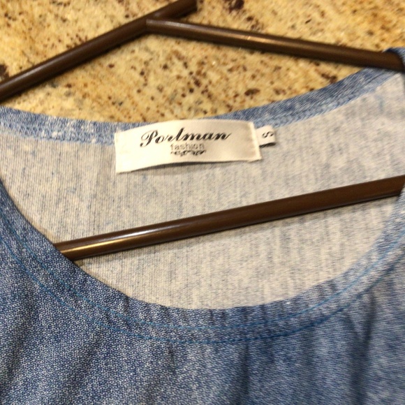 Absolutely gorgeous sheer butterfly covered blouse/ mini dress - Picture 4 of 5